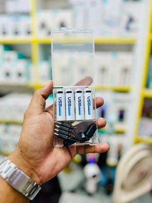 AiVR USB Rechargeable Batteries 4pc – AA – 1700mAh_img_1