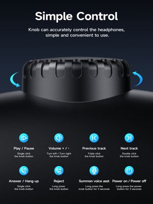 Hoco W35 Max Wireless Headphones (90 hours)_img_4