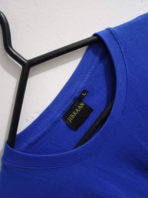 Premium Solid Royal Blue Colour T-shirt_img_1