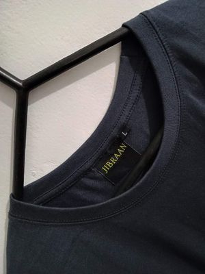 Premium Solid Dim Gray Colour T-shirt_img_1