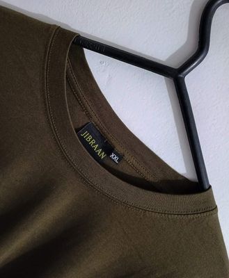 Premium Solid Coffee Colour T-shirt_img_1