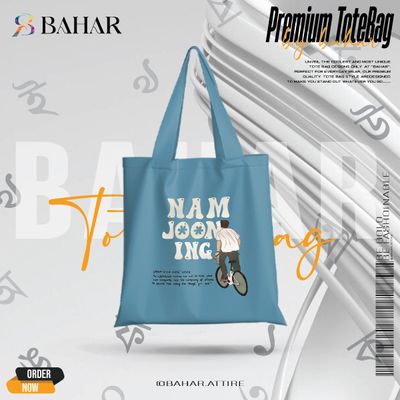Trendy Top Handle Tote Canvas Bag_img_0