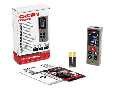 CROWN Professional Digital Laser Measure, 40m, ±2mm; CT44028_img_2
