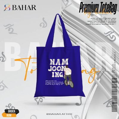 Trendy Top Handle Tote Canvas Bag_img_9