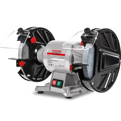 CROWN 8" Professional Bench Grinder, 350W, 200mm, 32mm; Model: CT13547_img_0