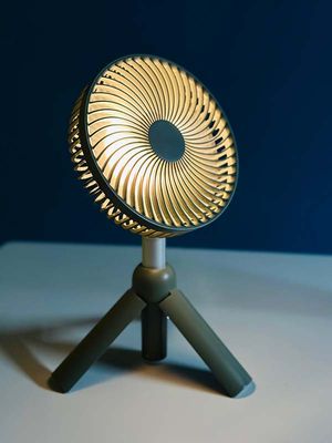 AZEADA PD-F27 Rechargeable Fan with Tripod Stand_img_5