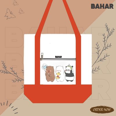 Versatile Large Capacity Tote Bags - Dual-Color Tote Bag_img_3