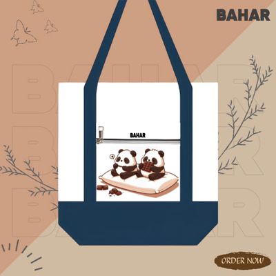 Versatile Large Capacity Tote Bags - Dual-Color Tote Bag_img_5