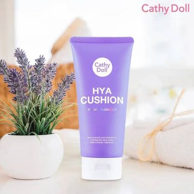 Cathy Doll Hya Cushion Facial Foam Cleanser 120ml Face Wash_img_2