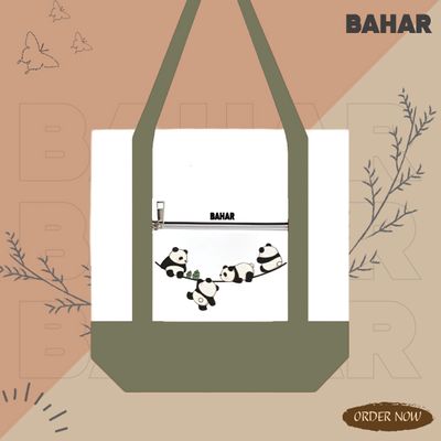 Mummy bag for mother to carry her babies product Dual-Color Tote Bag_img_3