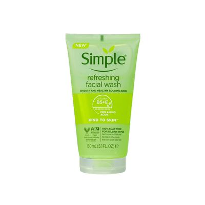 Simple Kind to Skin Refreshing Facial Wash 150ml_img_0