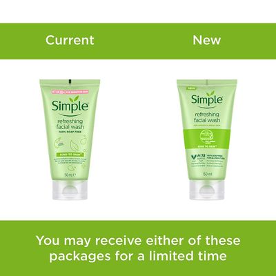Simple Kind to Skin Refreshing Facial Wash 150ml_img_1