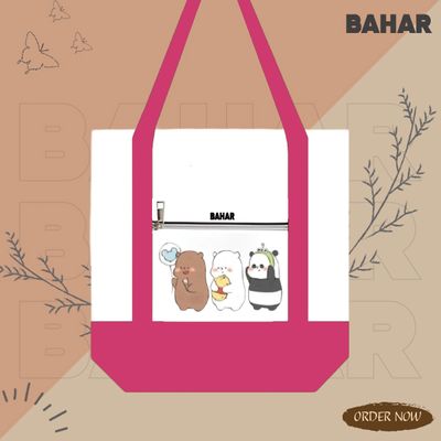 Versatile Large Capacity Tote Bags - Dual-Color Tote Bag_img_5
