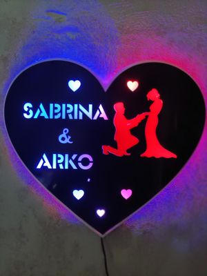 Acrylic Couple Design Lighting Product_img_0