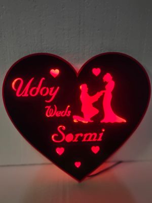 Acrylic Couple Design Lighting Product_img_3