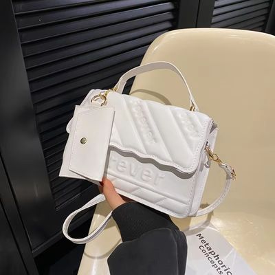 Designer Quilted PU Leather Crossbody Bag – Women’s Fashion Shoulder Bag | Summer Hot Selling Ladies Handbag | 2-Piece Set_img_12