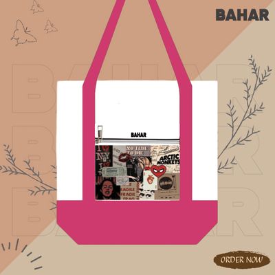 Women's Bag Simple Spacious Trendy - Dual-Color Tote Bag_img_3