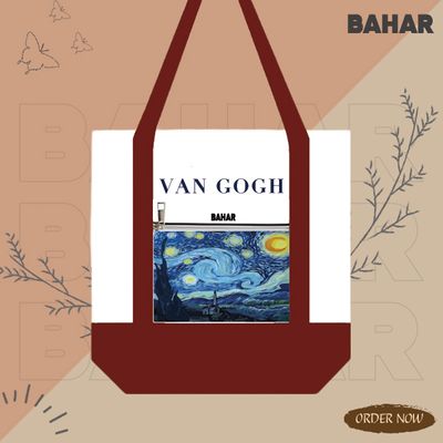 Large Canvas Tote Bag for Women Tote Handbags - Dual-Color Tote Bag_img_1