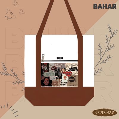 Women's Bag Simple Spacious Trendy - Dual-Color Tote Bag_img_4