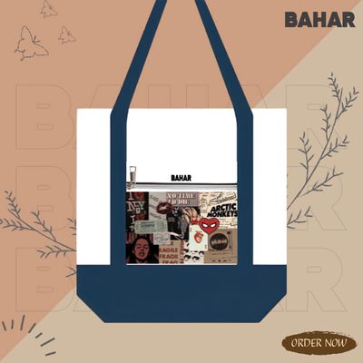 Women's Bag Simple Spacious Trendy - Dual-Color Tote Bag_img_5
