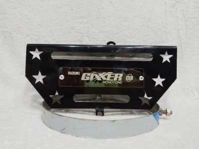 CNC Star Model Silencer Gourde For Gixxer Monoton_img_1