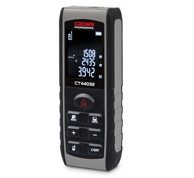CROWN Professional Digital Laser Measure, 40m, ±2mm; CT44032_img_0