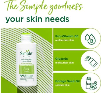 Simple Kind to Skin Hydrating Light Moisturiser - 125 ml_img_1
