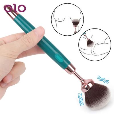 Makeup Brush Vibrators G-Spot Nipple Clitoral Stimulator AV Magic Wand Erotic Toy Sex Toys for Women 10 Vibration Modes_img_0