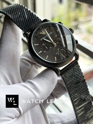 ARMANI MESH CHAIN MATT FULL BLACK_img_0