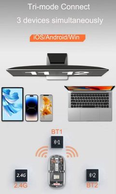 Gearup Wm30 Transparent 2.4g + Bluetooth Magnetic Mouse_img_3