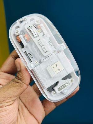 Gearup Wm30 Transparent 2.4g + Bluetooth Magnetic Mouse_img_1