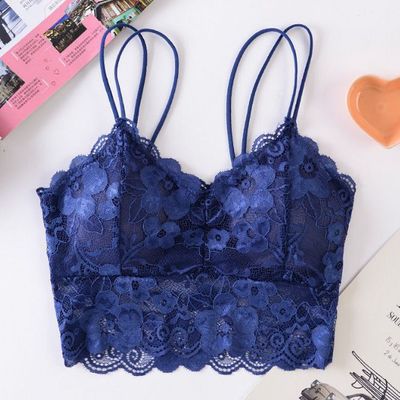 Flower lace Suspender Top Bra_img_0