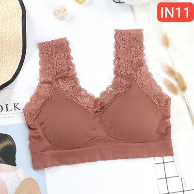 Shoulder Lace Flower Bra_img_3