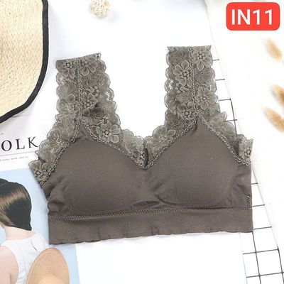 Shoulder Lace Flower Bra_img_4