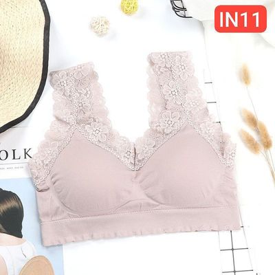 Shoulder Lace Flower Bra_img_7