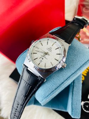 Omega constellation white dial sweep movement_img_0