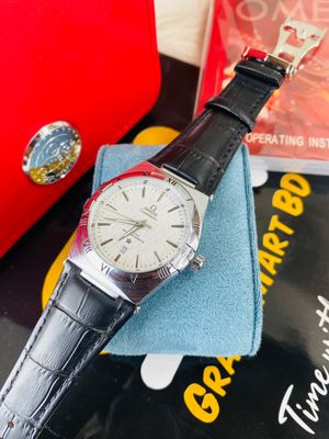 Omega constellation white dial sweep movement_img_1