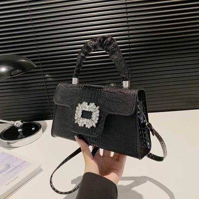 2025 Fashion Diamond-Encrusted Jewel Small Square Bag – Women’s Single Shoulder & Crossbody Bag | Trendy & Temperamental Design_img_7