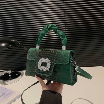 2025 Fashion Diamond-Encrusted Jewel Small Square Bag – Women’s Single Shoulder & Crossbody Bag | Trendy & Temperamental Design_img_10