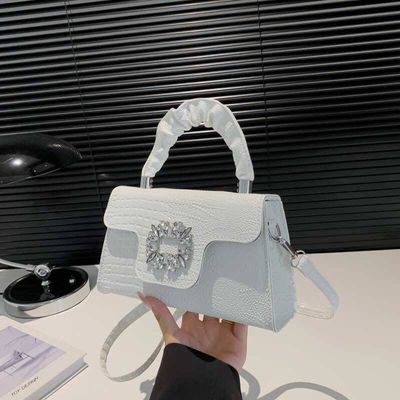 2025 Fashion Diamond-Encrusted Jewel Small Square Bag – Women’s Single Shoulder & Crossbody Bag | Trendy & Temperamental Design_img_11