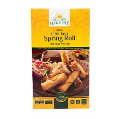 Golden Harvest Frozen Food Mini Chicken Spring Roll 15pcs_img_0