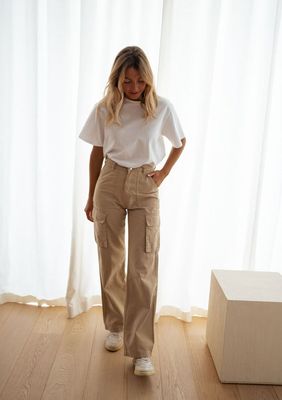 Beige Cargo Denim_img_0