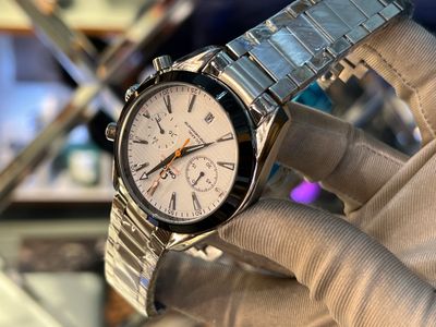 Omega seasmaster Black Bezel Chain Semi AAA Grade_img_0