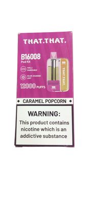 That That caramel popcorn 12K Puffs Full Kit Disposable Vape_img_1