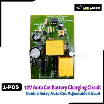 12V Auto Cut-Off Circuit – Adjustable Double Relay Protection Module for DC 12V Battery Charging_img_0