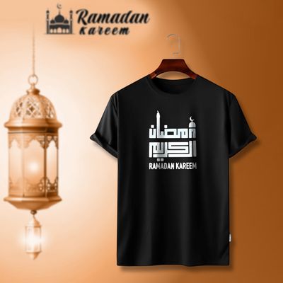 Ramadan Karim  printed cotton fabric men's t shirt_img_1