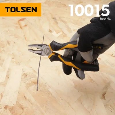 TOLSEN 6" Combination Pliers 160mm Industrial GRIPro Series Model: 10015_img_1