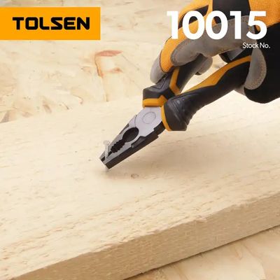 TOLSEN 6" Combination Pliers 160mm Industrial GRIPro Series Model: 10015_img_2