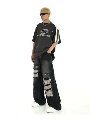 American vintage style oversized aw spiky head t shirt_img_2