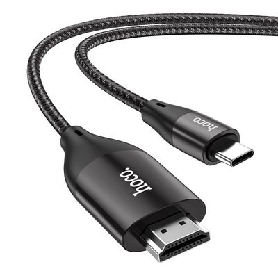Hoco UA16 Type-C to HDMI Cable 4K / 30Hz HD Output (2 Meter) usb ক্যাবল।_img_0